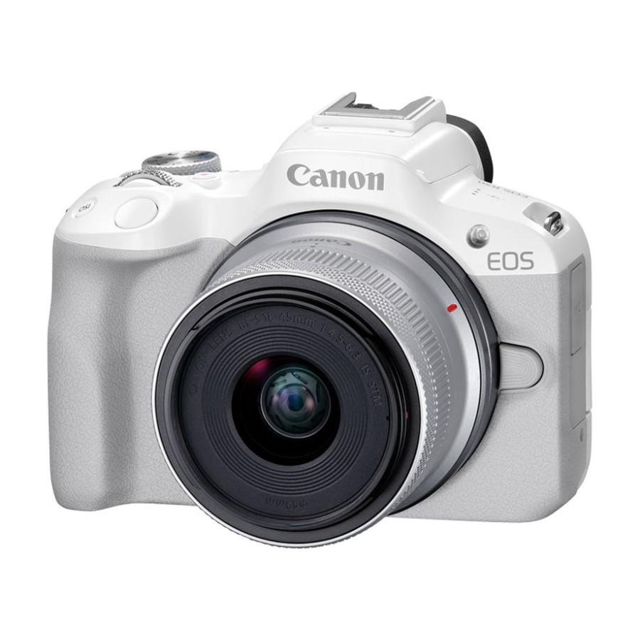 EOS R50 RF-S18-45 IS STM レンズキット [ホワイト] 4549292205251